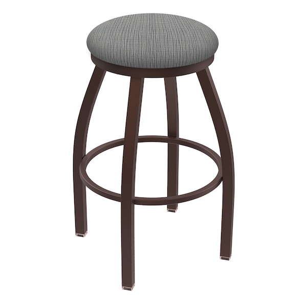 36" Swivel X-Tall Bar Stool, Bronze Finish, Graph Seat